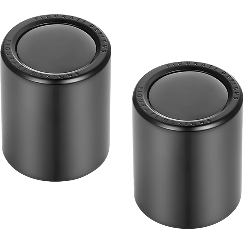 FIGURATI DESIGNS ND MAG DOCKING COVERS PLAIN BLACK 25.2X32MM FD65-DC-25.2/32-BLK