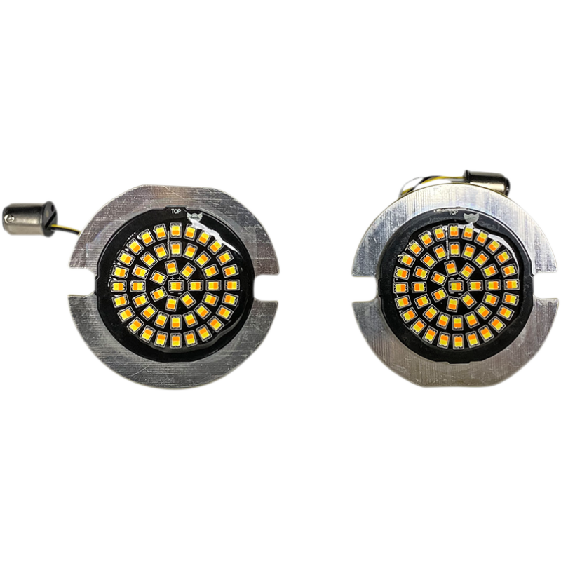 CUSTOM DYNAMICS INSERT LED TSIGNL AMB/WHT (PR) GEN-4-AW-1157T