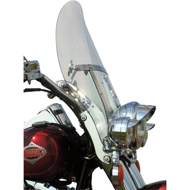 KLOCK WERKS CLEAR FLARE W/SHIELD FLST 16"86-17 KWW-02-0235