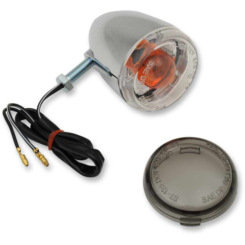 DRAG SPECIALTIES LIGHTS T/S UNIV RR SMK W/1156 BULB 12-0232RC/M