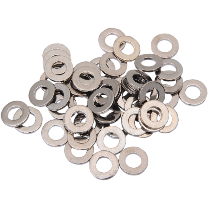 DRAG SPECIALTIES 1/4" I.D. FLAT WASHERS 1/2" O.D. (50 BAG) MPB587