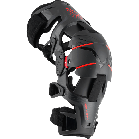 ALPINESTARS RK-1 PLASMA KNEE BRACES BLK/RD S/M 6501725-13-SM