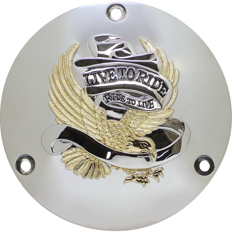 DRAG SPECIALTIES 70-98 B/T GOLD LIVE TO RIDE DERBY CVR 1107-0156