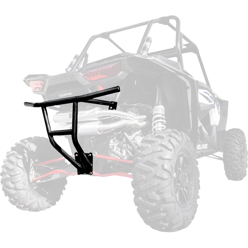 HMF ENGINEERING IQ DEFENDER REAR-BUMPER-POLARIS-RZR TURBO RZR 10MM-BLACK 9355512961