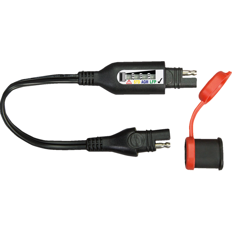 TECMATE O-125V2 SAE CORD 4LED BAT TESTER O-125V2