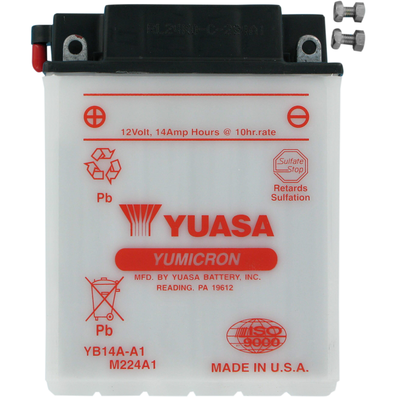 YUASA YB14A-A1 YUMICRON 12 VOLT YUAM224A1