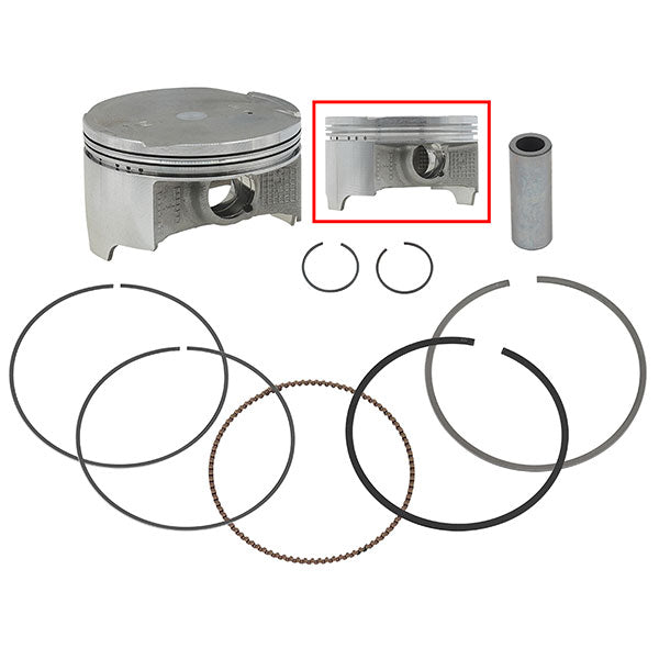 NAMURA PISTON KIT OVERSIZE .040 HONDA NA-10093-4