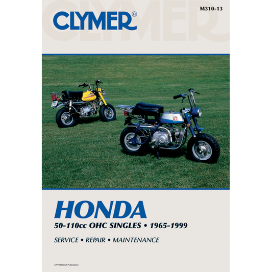 CLYMER 65-99 HONDA 50-110cc OHC SNGLS MANUAL CM31013