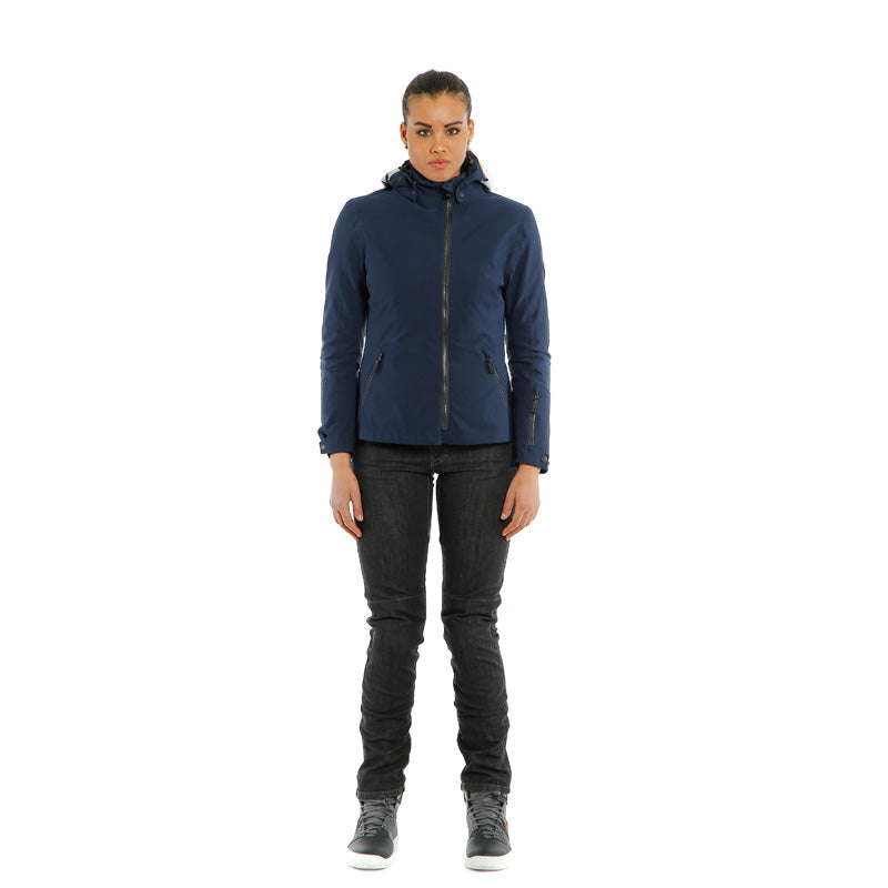 DAINESE MAYFAIR LADY D-DRY JKT GLAC-GRAY/BLK-IRIS/BLK-IRI 2654621-91D-42