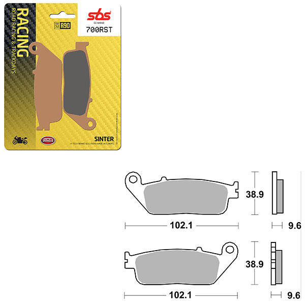 SBS ROAD RACING & TRACKDAYS SINTER BRAKE PAD  6470700100