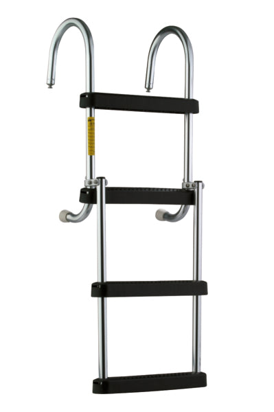 GARELICK 2-4 STEP FOLD. PONTOON LADDER-NEW STEP 12350