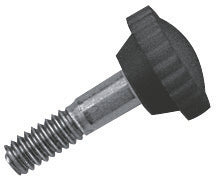 SEADOG NYLON HEAD SCREW 1/4-20 X 7/8 BK PAIR 273298-1
