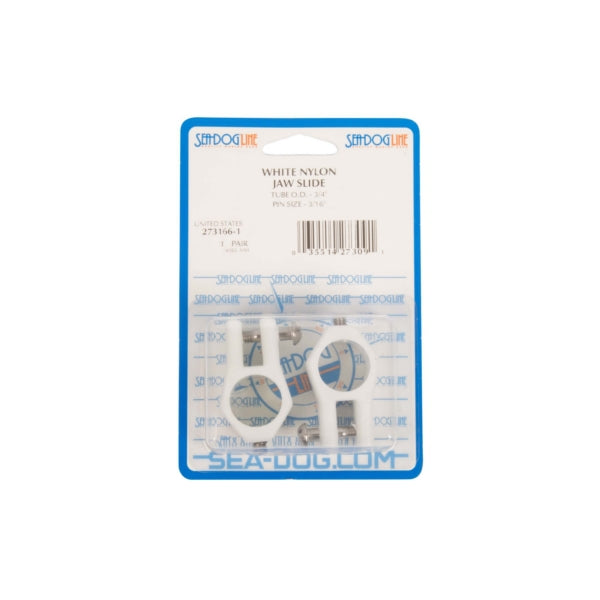 SEADOG JAW SLIDE NYLON WHITE 3/4" PAIR 273166-1
