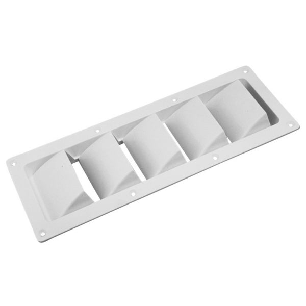 SEADOG SLOTTED VENTILATOR FIVE LOUVERED WHITE 337290