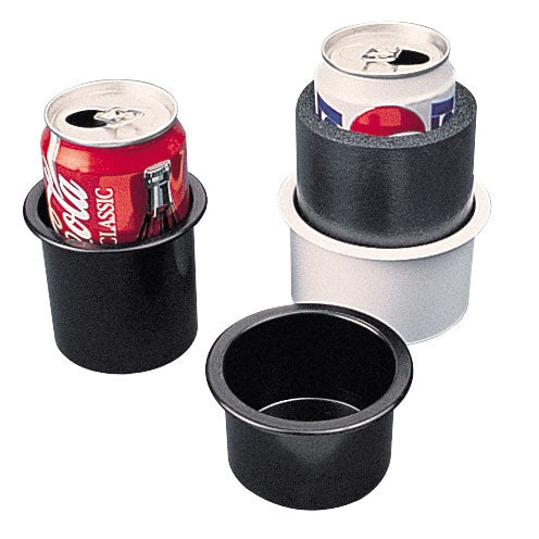 SEADOG FLUSH MOUNT DRINK HOLDER 3 3/4" BLACK 588050
