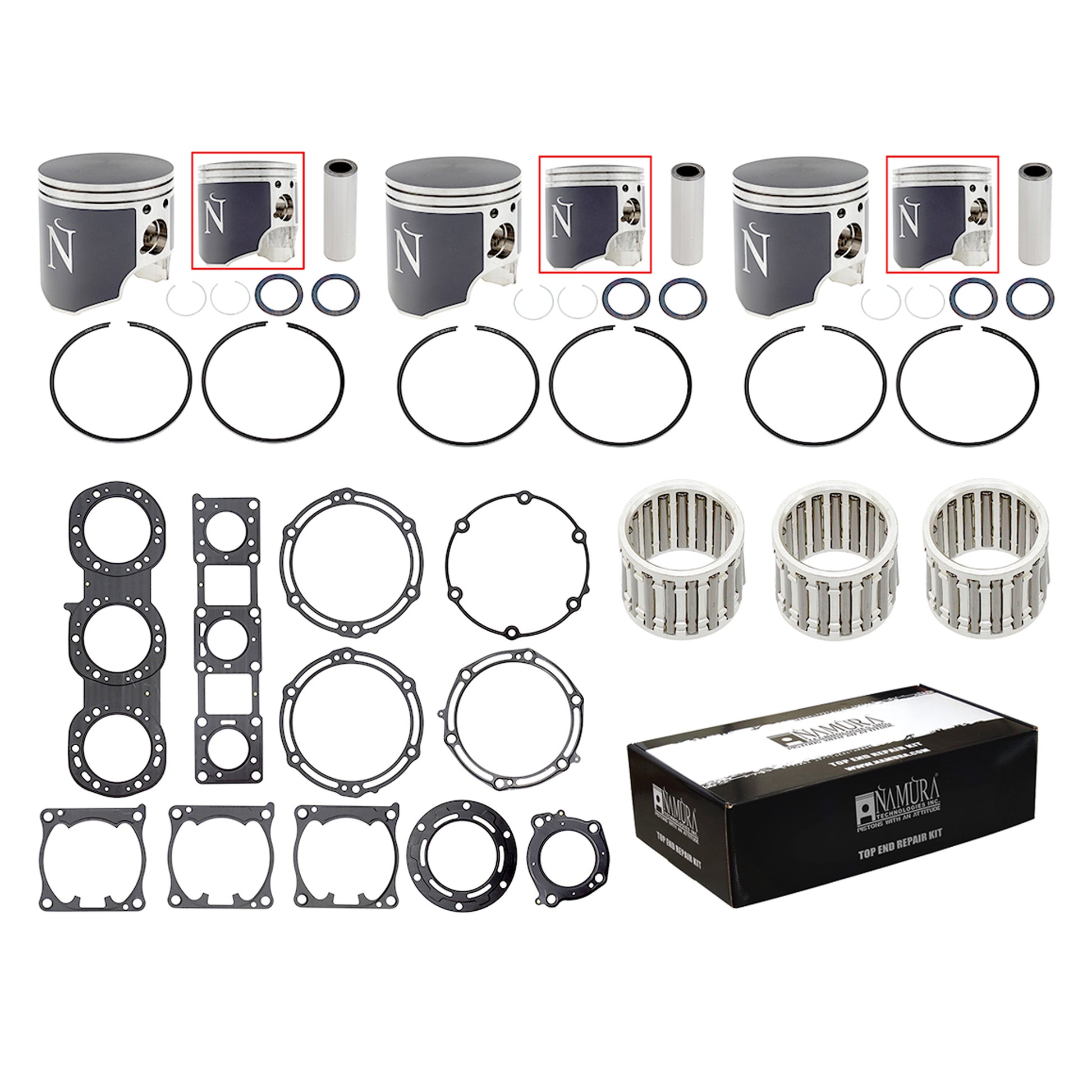 NAMURA TOP END REPAIR KIT STANDARD YAMAHA NW-40006K