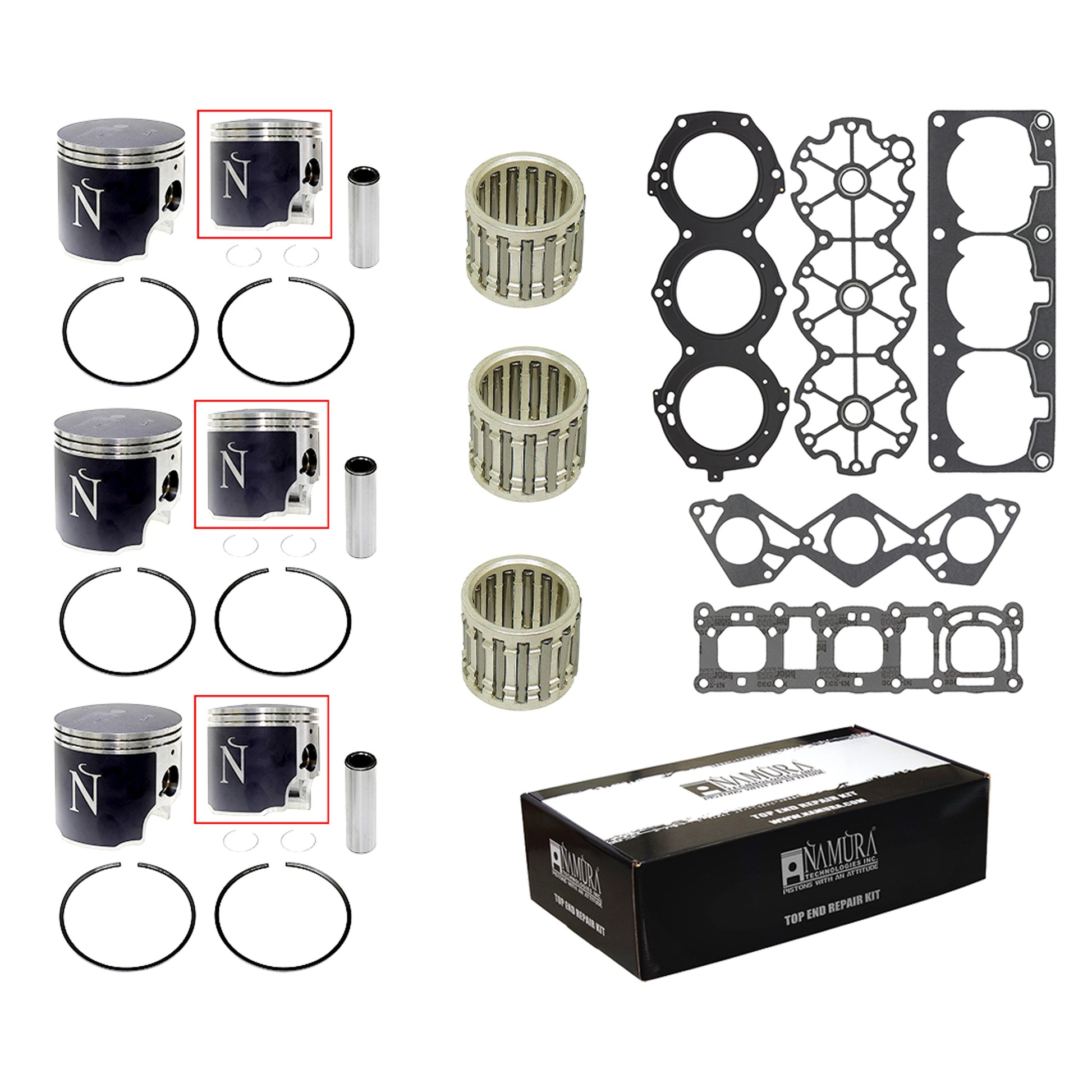 NAMURA TOP END REPAIR KIT STANDARD YAMAHA NW-40001K1