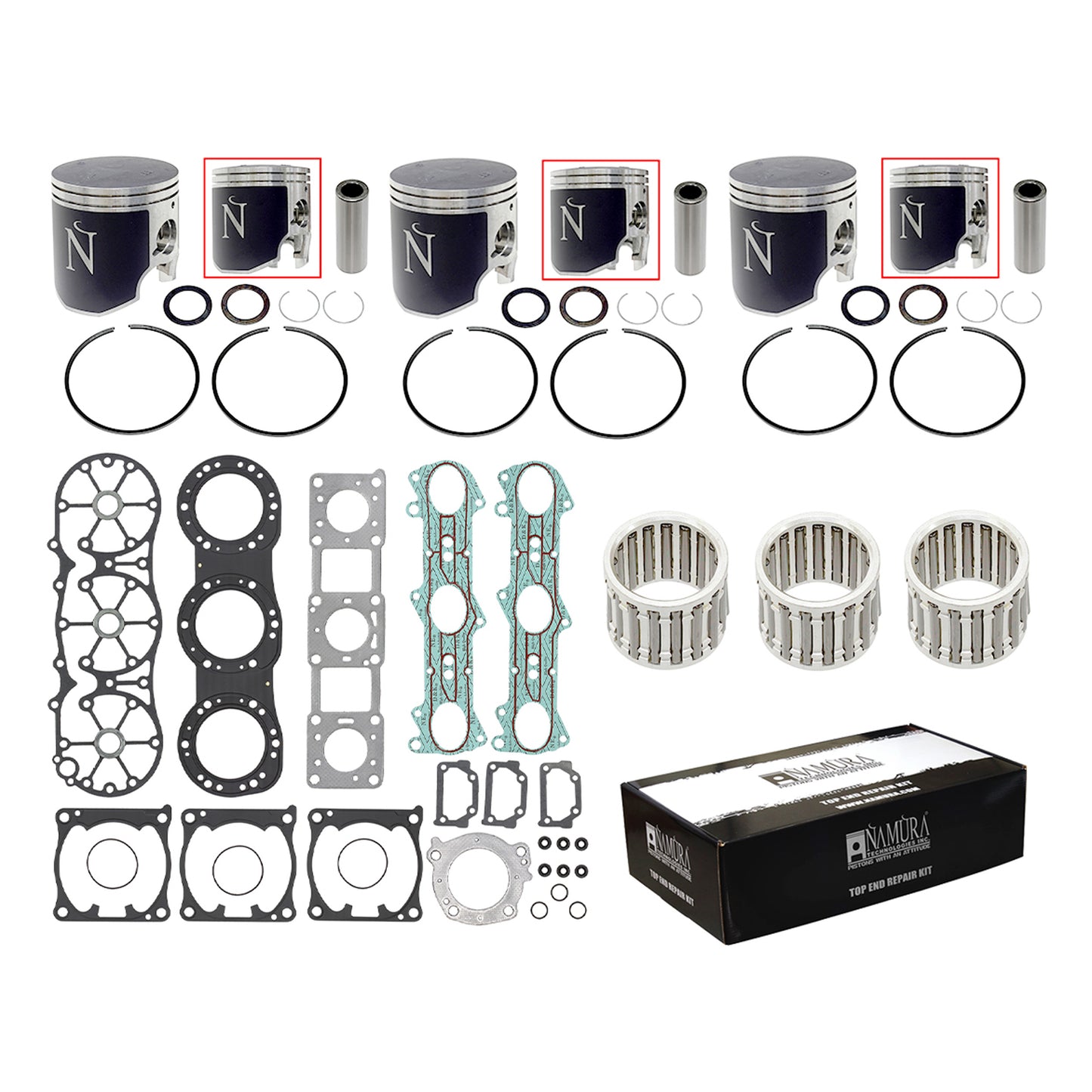 NAMURA TOP END REPAIR KIT STANDARD YAMAHA NW-40003K1