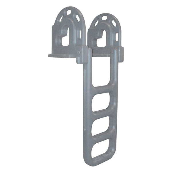 DOCKEDGE DOCK LADDER 4 STEPS FLIP-UP LLDPE GREY DE2064F