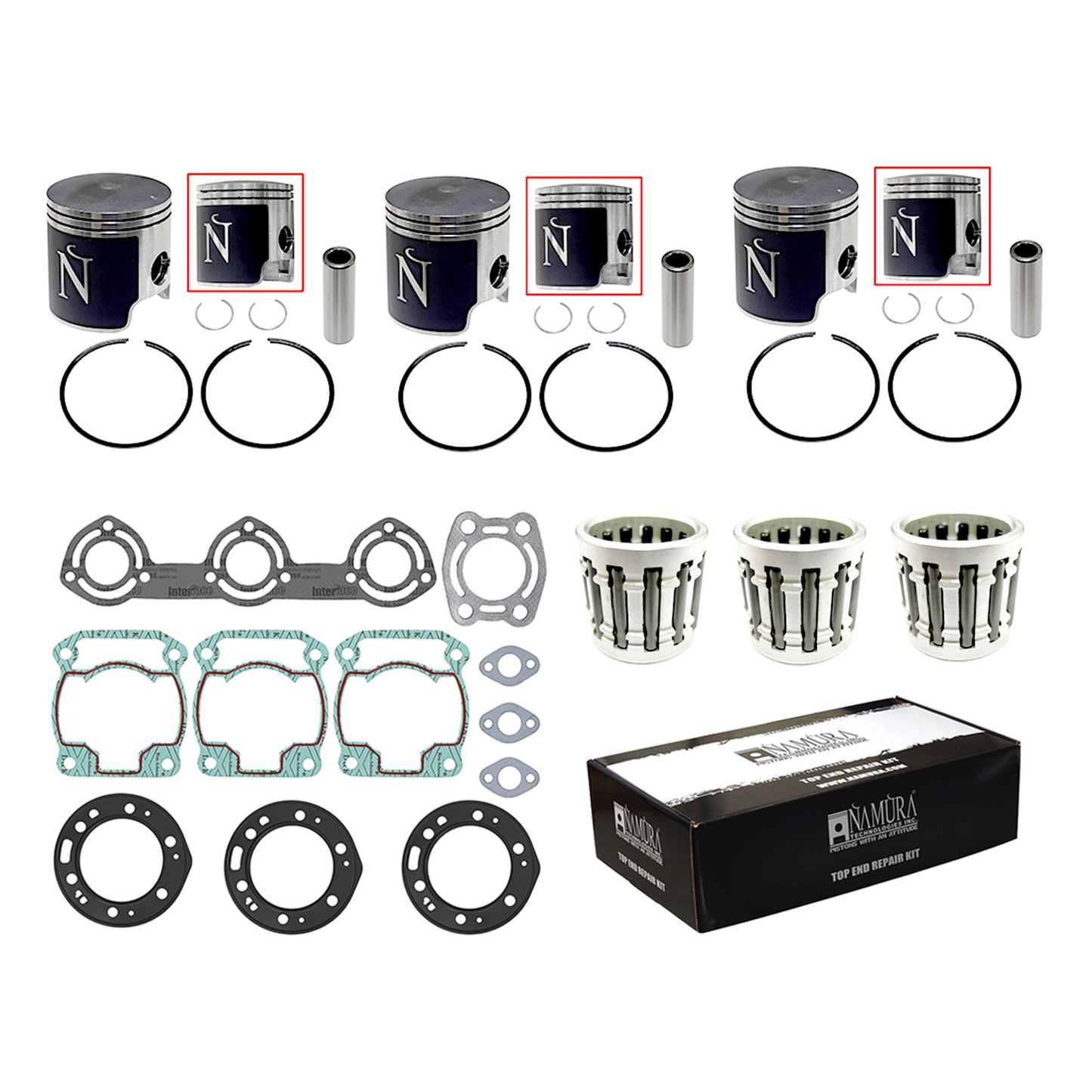 NAMURA TOP END REPAIR KIT STANDARD POLARIS NW-50001K