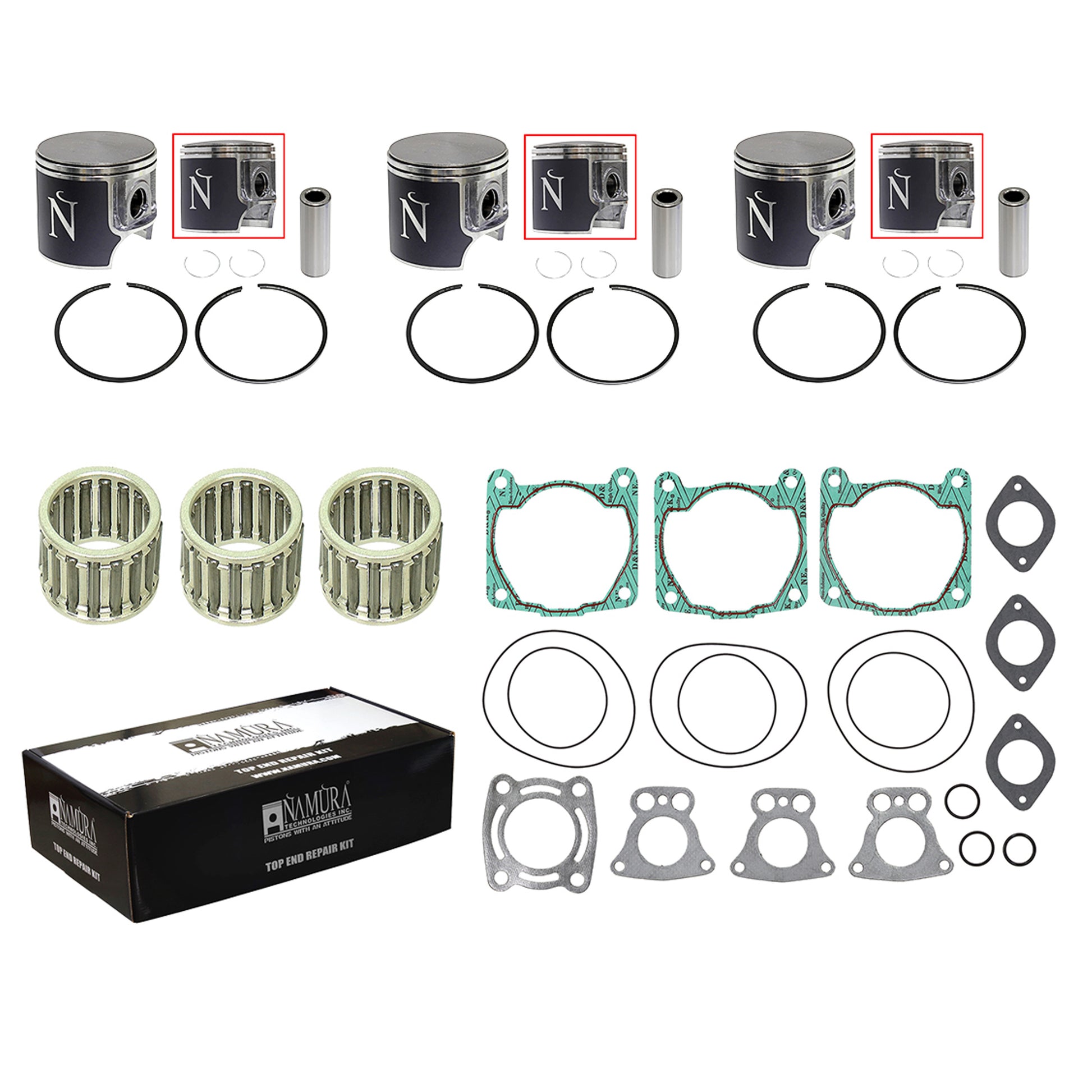 NAMURA TOP END REPAIR KIT STANDARD POLARIS NW-50000K1