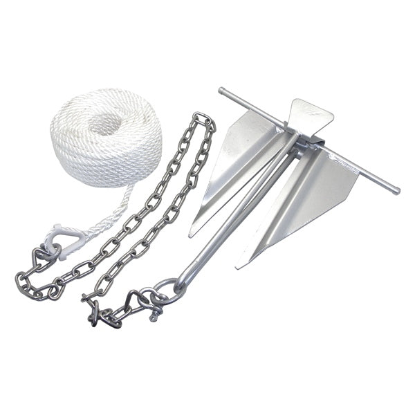 KIMPEX ANCHOR KIT CHAIN ROPE 7 SLIP RING 150 746347