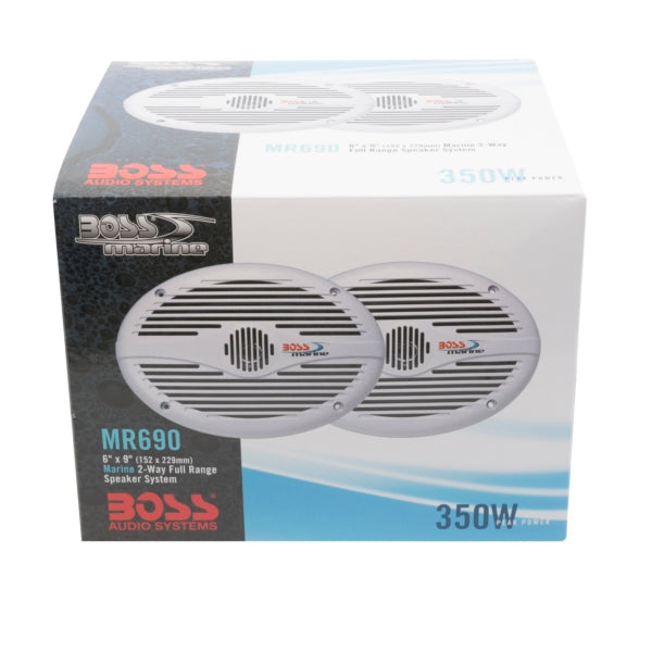 BOSS AUDIO SPEAKER 6" X 9" COAXIAL 400W QTY2 MR690