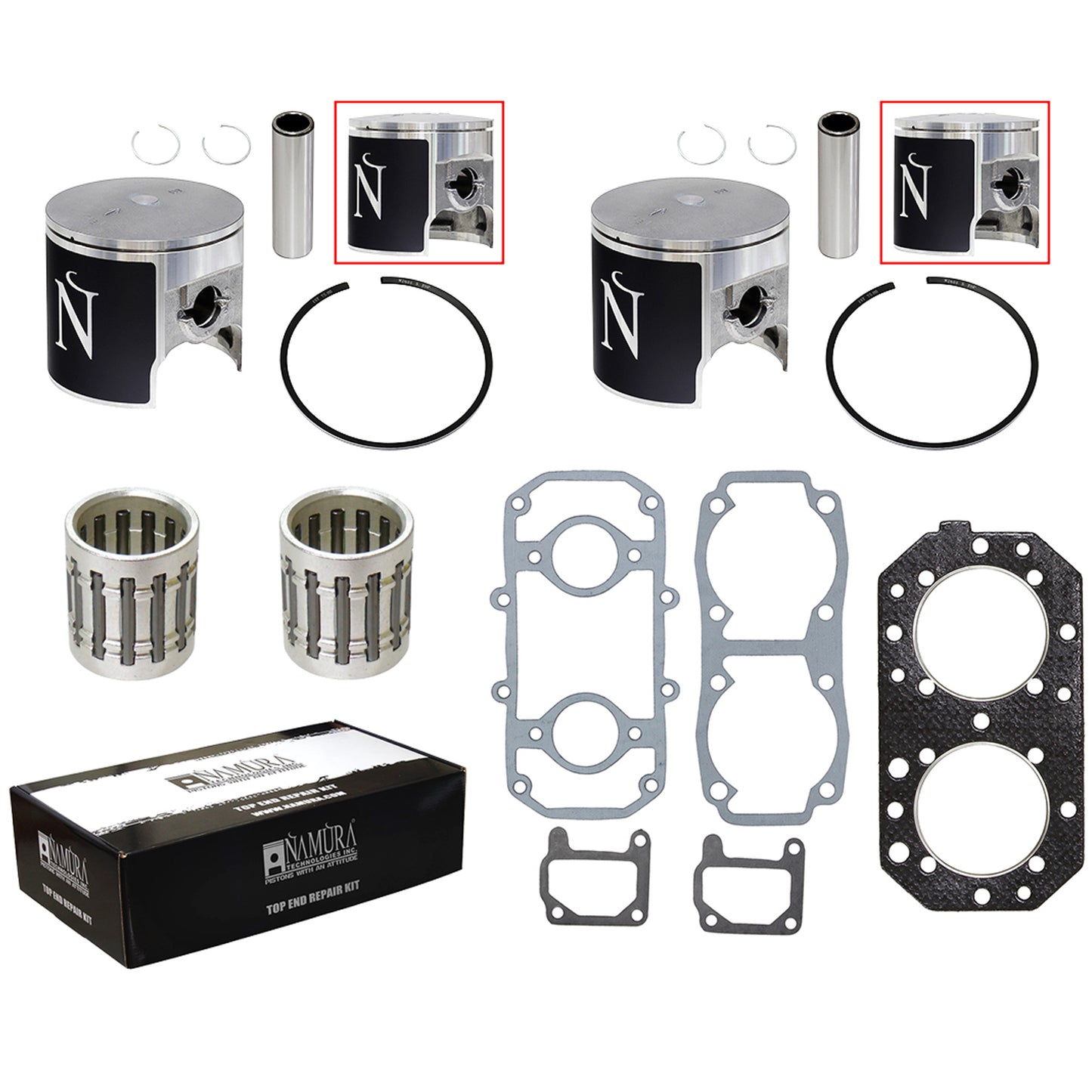 NAMURA TOP END REPAIR KIT STANDARD KAWASAKI NW-20001K