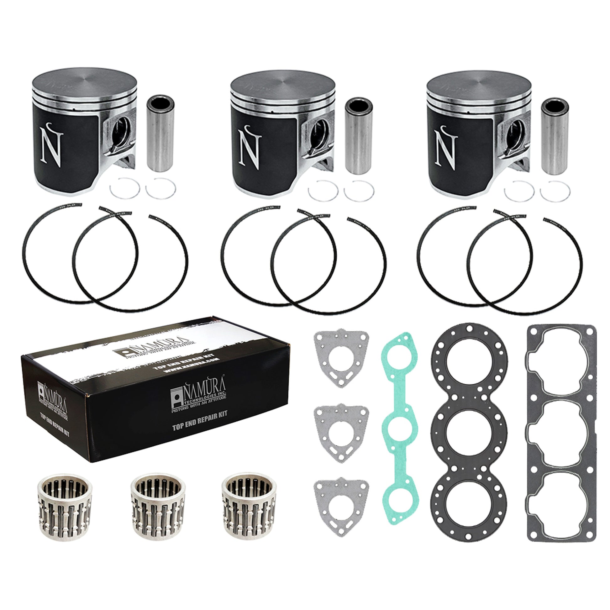 NAMURA TOP END REPAIR KIT STANDARD KAWASAKI NW-20002K1
