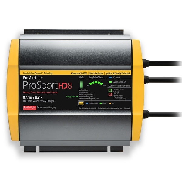 PROMARINER BATTERIE CHARGER 8A 2 BANK GEN4 44008