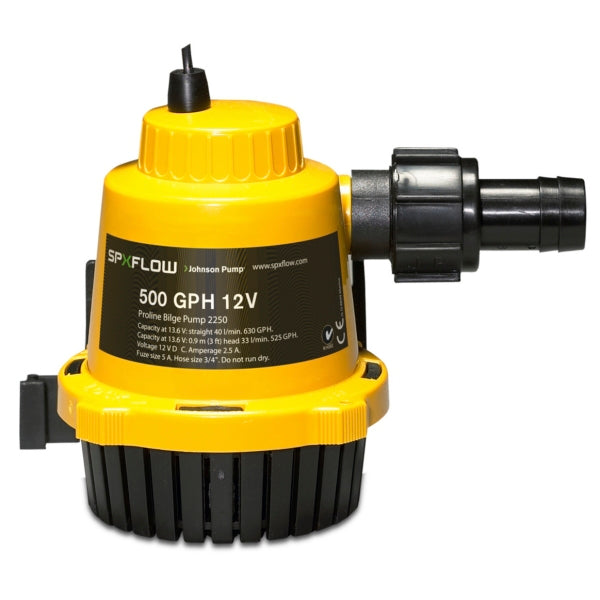 JOHNSONPUMP 500GPH PROLINE BILGE PUMP 22502