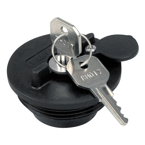 PERKO BLK LOCKING CAP/KEYS 1.5" 1324DP0BLK