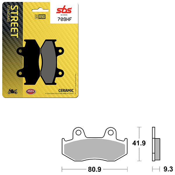 SBS ATV/UTV CERAMIC BRAKE PAD  6190709100