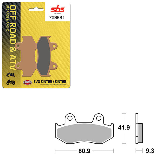 SBS EVO SINTER BRAKE PAD  6280709100