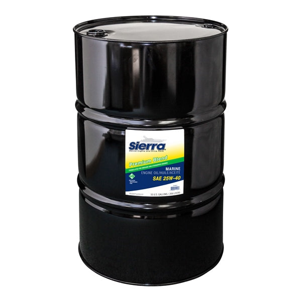 SIERRA ENGINE OIL SAE 25W40 55 GALLON MNRAL 18-9400-7
