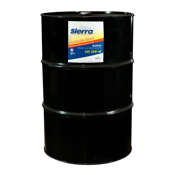 SIERRA ENGINE OIL SAE 25W40 55 GALLON S-SYNT 18-9440-7