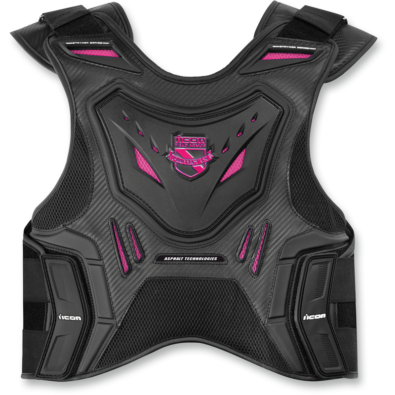 ICON STRYKER WM VEST BLK L/XL 2701-0514