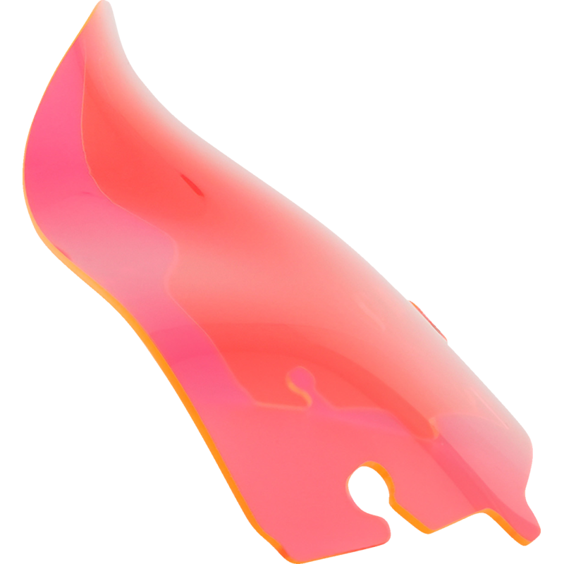 KLOCK WERKS KOLOR FLARE WINDSHIELD FLH 6.5" PINK ICE KWW-01-0645