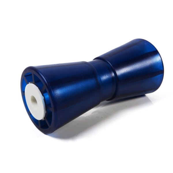CALIBER 8" KEEL ROLLER, 5/8" SHAFT, PVC, BLUE - 25208-BLUE