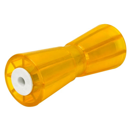 CALIBER 10" KEEL ROLLER, 5/8" SHAFT,PVC, YELLOW 25210