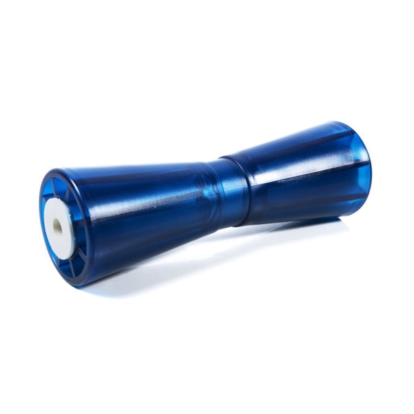 CALIBER 12" KEEL ROLLER, 5/8" SHAFT,PVC, BLUE - 25212-BLUE