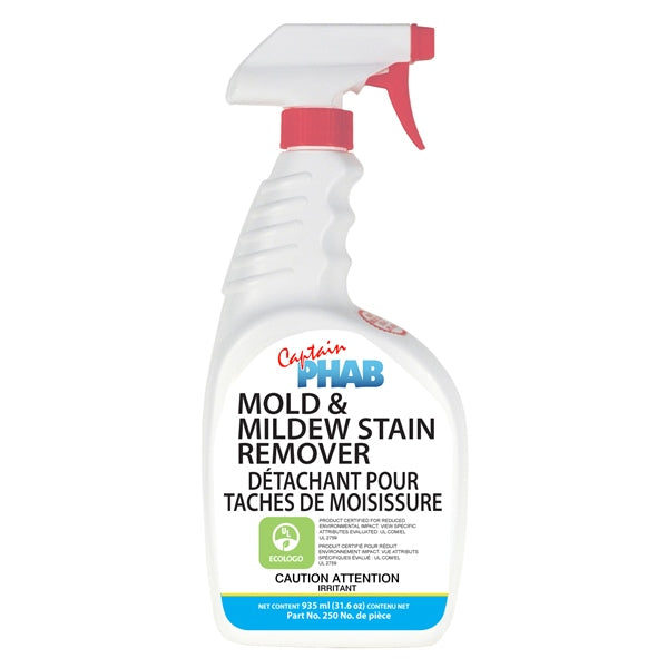 CAPTAINPHAB MOLD & MILDEW STAIN REMOVER 935ML SPRAY 250
