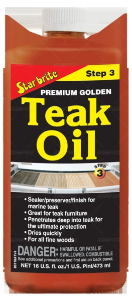STARBRITE GOLDEN TEAK OIL 16OZ. 085116PC