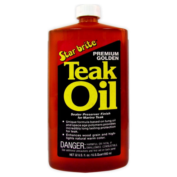 STARBRITE GOLDEN TEAK OIL 32OZ. 085132PC