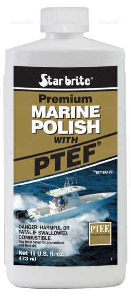 STARBRITE MARINE POLISH W/TEFLON 16OZ 085716PC