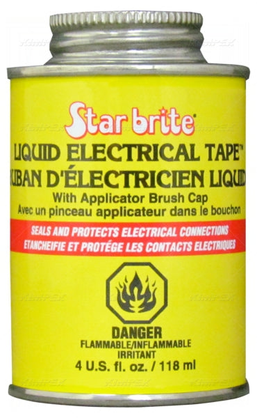 STARBRITE LIQUID ELECTRICAL TAPE 4 OZ BLACK 084104PC