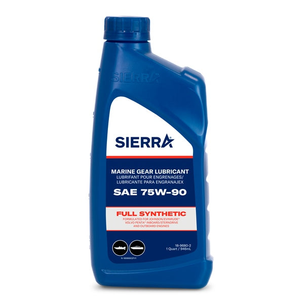 SIERRA GEAR LUBRICANT SYNTHETIC 75W90 946ML 18-9680-2