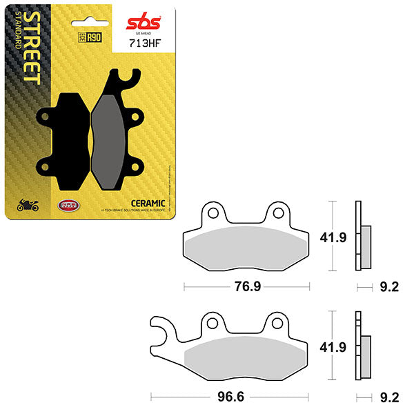 SBS ATV/UTV CERAMIC BRAKE PAD  6190713100