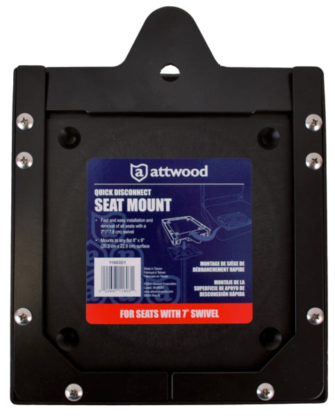 ATTWOOD SEAT MOUNT QUICK DISCONNECT 7" 11603D1