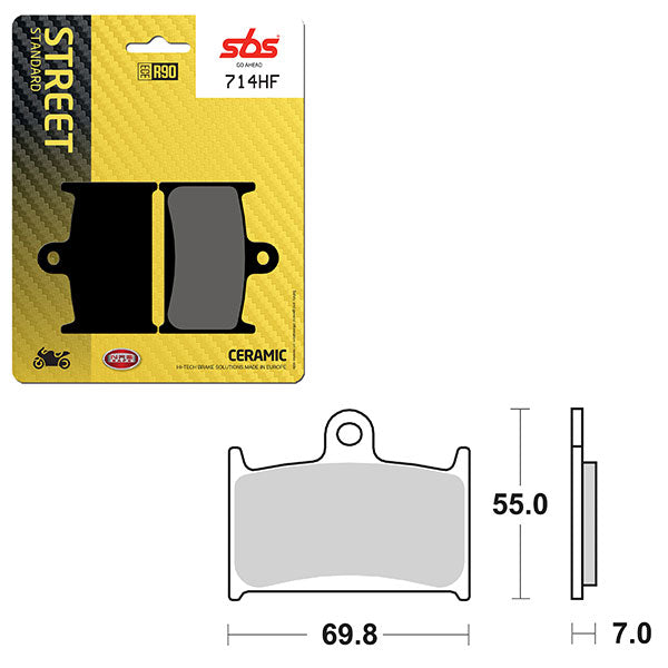 SBS ATV/UTV CERAMIC BRAKE PAD  6190714100